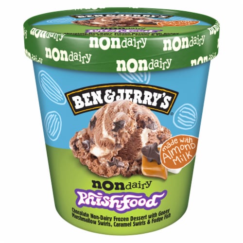 Ben & Jerry's Non-Dairy Phish Food® Chocolate Frozen Dessert Perspective: back