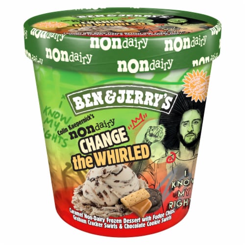 Ben & Jerry's Colin Kaepernick's Change the Whirled Non-Dairy Frozen Dessert Perspective: back