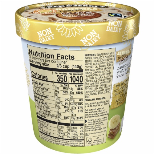 Ben & Jerry's® Bananas Foster NonDairy Frozen Dessert, 16 oz Kroger
