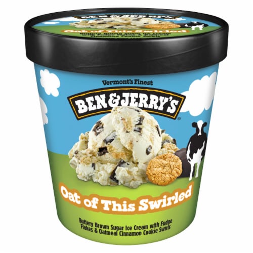 Ben & Jerry's Oat of This Swirled™ Brown Sugar Ice Cream Pint Perspective: back
