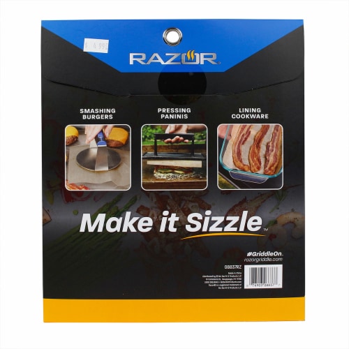 Razor Parchment Paper Non-Stick Liners Moisture-Resistant 8 x 8 Inch 50 Pack Perspective: back