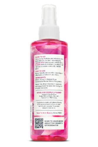 Heritage Store Rosewater & Glycerin Hydrating Facial Mist Perspective: back