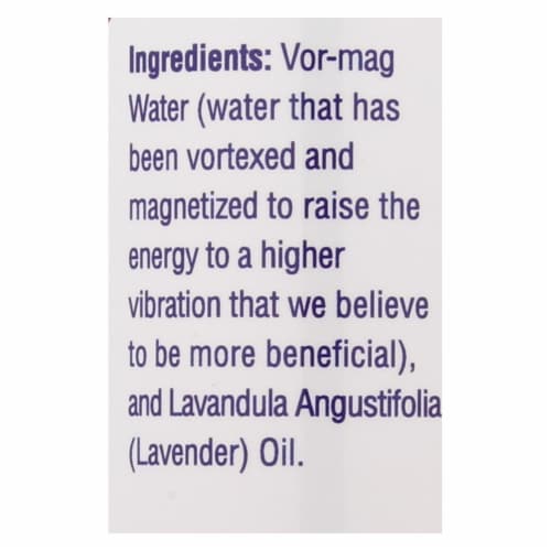 Heritage Store Lavender Flower Water Perspective: back