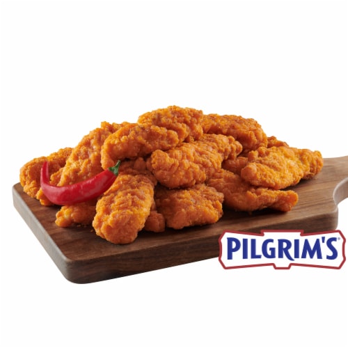 Pilgrim's® Hot & Spicy Chicken Breast Strips Perspective: back