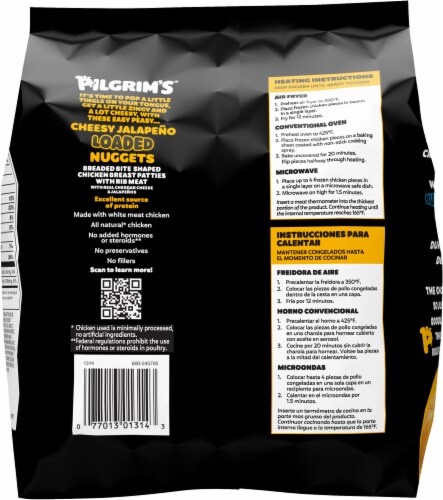 Pilgrim's® Cheesy Jalapeno Loaded Nuggets Perspective: back