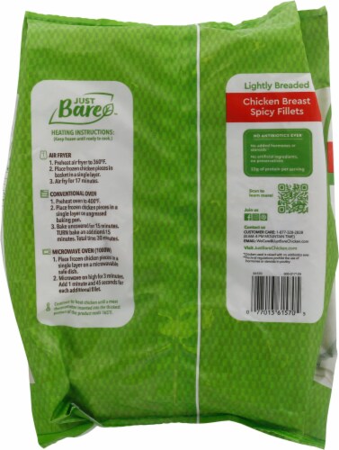 Just Bare Chicken Breast Spicy Fillets Perspective: back