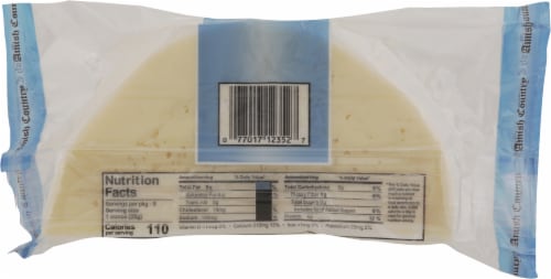 Amish Country Amish Swiss Block Cheese Perspective: back