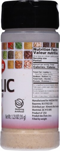 Haddar® Garlic Powder Perspective: back