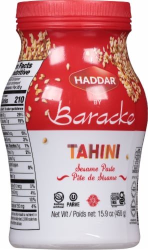 Haddar® Tahini Sesame Paste Perspective: back