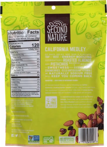 Second Nature® Gluten Free California Medley Mix Perspective: back