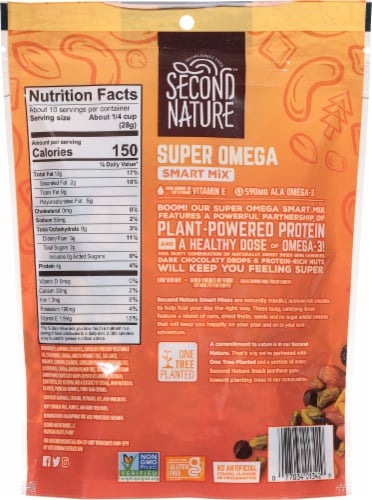 Second Nature™ Super Omega Smart Nut Mix Perspective: back