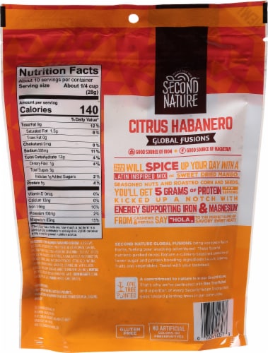 Second Nature™ Global Fusions Citrus Habenero Perspective: back