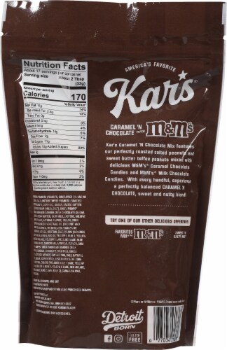 Kar's® M&M's Caramel n' Chocolate Trail Mix Perspective: back