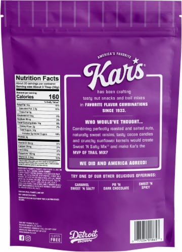 Kar's® Sweet N Salty Trail Mix Perspective: back