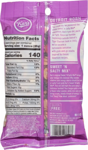 Kar's® Sweet 'n Salty Trail Mix Perspective: back