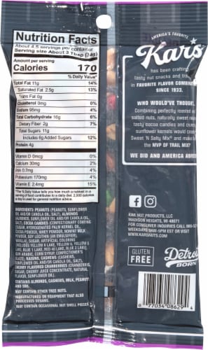 Kar's® Sweet 'N Salty Select Trail Mix Perspective: back