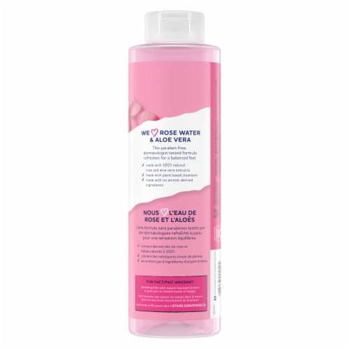 St. Ives® Rose Water & Aloe Vera Refreshing Body Wash Perspective: back