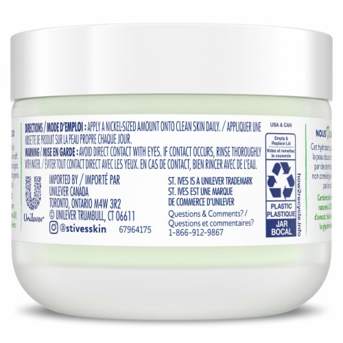 St. Ives® Hydrating Avocado Face Moisturizer Perspective: back