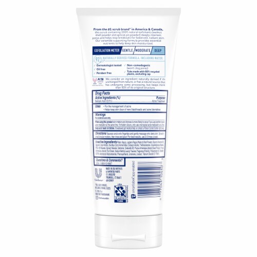 St. Ives® Acne Control Salicylic Acid Apricot Scrub Perspective: back