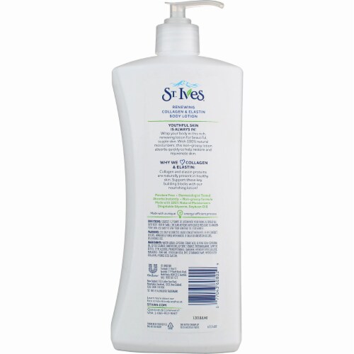 St. Ives Renewing Collagen & Elastin Body Lotion Perspective: back
