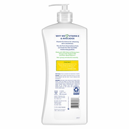 St. Ives® Hydrating Vitamin E & Avocado Body Lotion Perspective: back