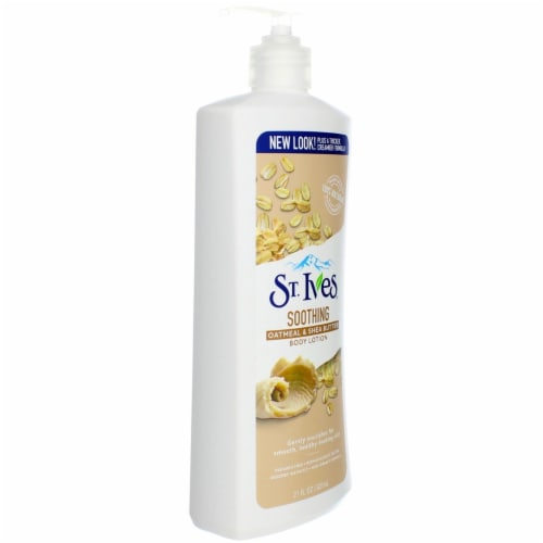 St. Ives® Soothing Oatmeal & Shea Butter Body Lotion Perspective: back