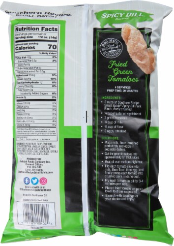 Southern Recipe® Spicy Dill Flavored Pork Rinds Perspective: back