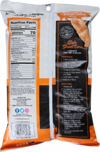 Southern Recipe Small Batch Pineapple Ancho Chili Rork Rinds Chips Perspective: back
