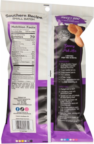 Southern Recipe® Small Batch Sweet BBQ Pork Rinds Perspective: back