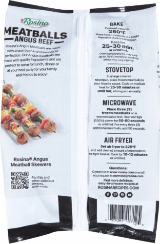 Rosina® Angus Beef Meatballs Perspective: back