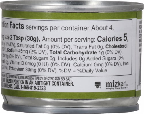 Rio Luna™ Organic Diced Green Chiles Perspective: back