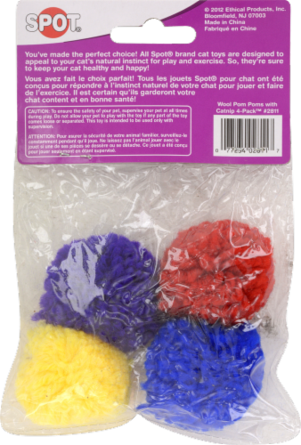 Spot Spotnips Pom Pom Cat Toy Perspective: back