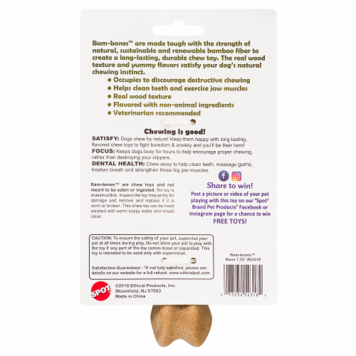 Ethical Products EP54318 7.25 in. Bambone Bone Chicken Perspective: back