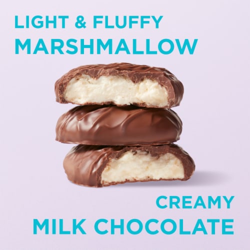 RUSSELL STOVER Easter Bunny Marshmallow Milk Chocolate Candy Rabbit Perspective: back