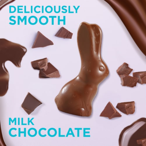 RUSSELL STOVER Easter Bunny Hollow Milk Chocolate Candy Rabbit Perspective: back