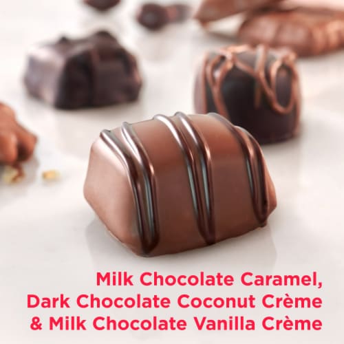 RUSSELL STOVER Valentine's Day Photo Heart Chocolate Gift Box Perspective: back