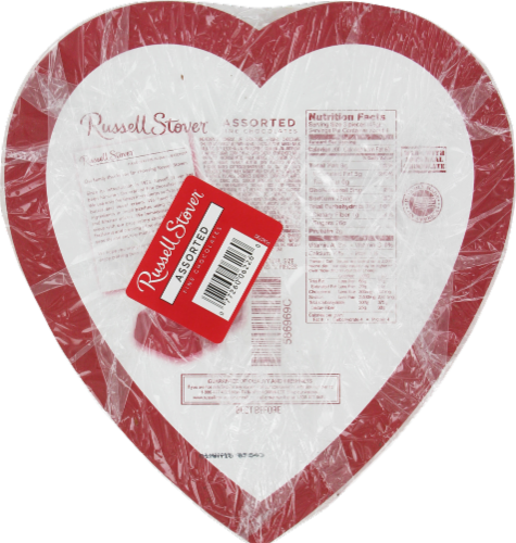 Russell Stover Valentine's Mixed Design Romantic Heart Perspective: back