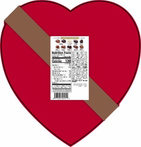 Russell Stover® Elegant Collection Chocolate Assortment Heart Box Perspective: back