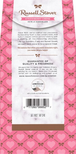 Russell Stover® Strawberry Creme in Milk Chocolate Valentine's Candy Perspective: back