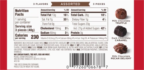 Russell Stover® Assorted Chocolate Valentine's Day Box Perspective: back