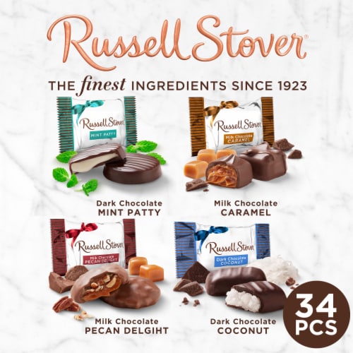 RUSSELL STOVER Assorted Milk & Dark Chocolates Bag Perspective: back