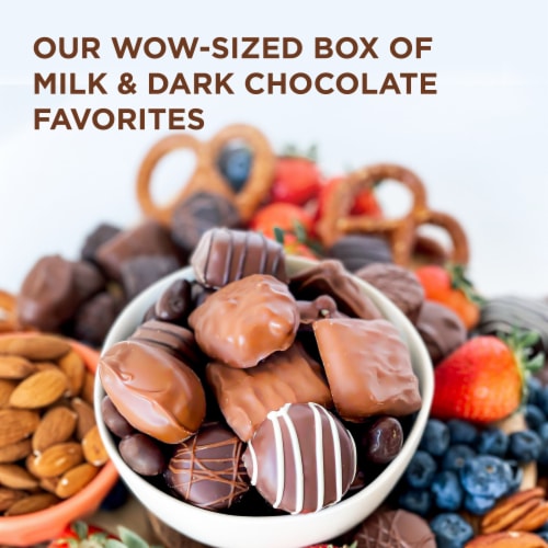 RUSSELL STOVER Assorted Milk & Dark Chocolate Gift Box Perspective: back