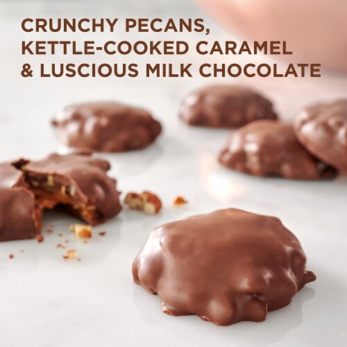 RUSSELL STOVER Pecan Delights Milk & Dark Chocolate WOW Gift Box Perspective: back
