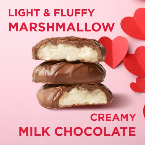 RUSSELL STOVER Valentine's Day Milk Chocolate Marshmallow Heart Perspective: back
