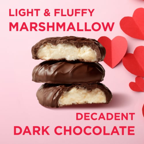RUSSELL STOVER Valentine's Day Dark Chocolate Marshmallow Heart Perspective: back