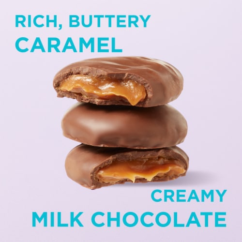 RUSSELL STOVER Easter Caramel Milk Chocolate Candy Easter Egg Perspective: back