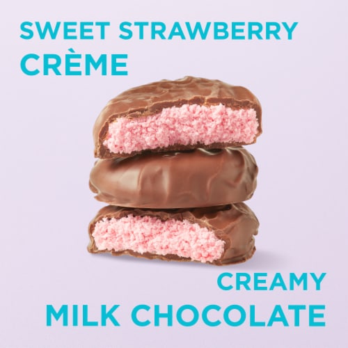 RUSSELL STOVER Easter Strawberry Crème Milk Chocolate Candy Easter Egg Perspective: back