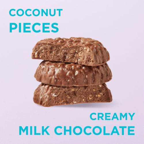 RUSSELL STOVER Coconut Milk Chocolate Candy Easter Nest Perspective: back