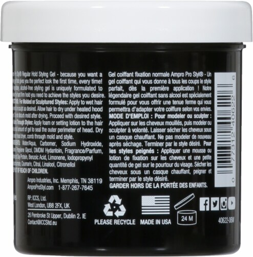 Ampro® Pro Styl® Protein Styling Gel Perspective: back