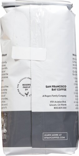 San Frncisco Bay Coffee French Roast Whole Bean Coffee Perspective: back